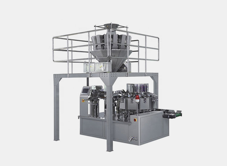 Premade pouch filling machine