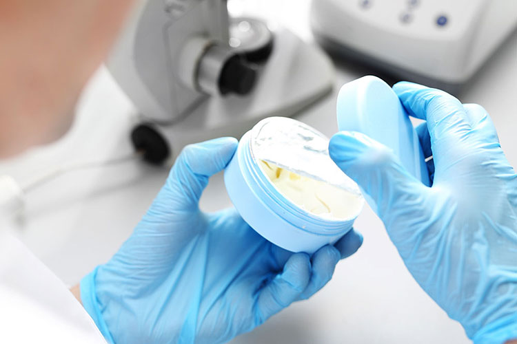 Quality control testing for creams