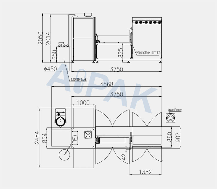 capsule liquid filling line layout
