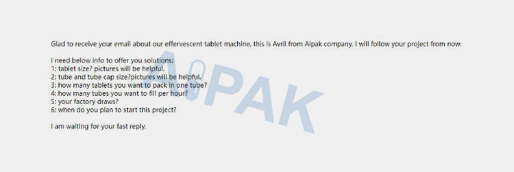 Asked for details information