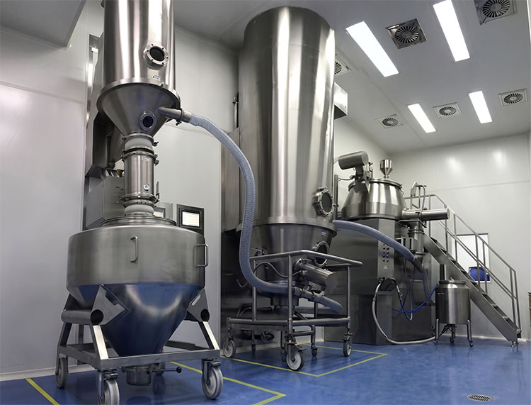 Classic 100kg wet granulation line equipment