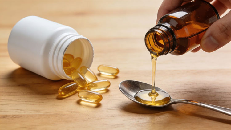 Fish oil softgel fill matrix liquid
