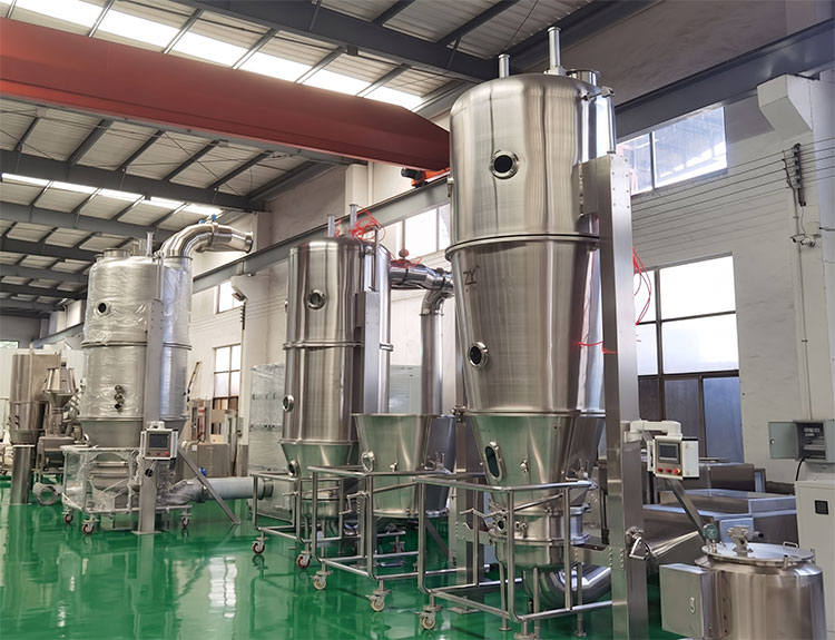 GHL-150 High speed mixer granulator and FL-50 fluid-bed dryer-5