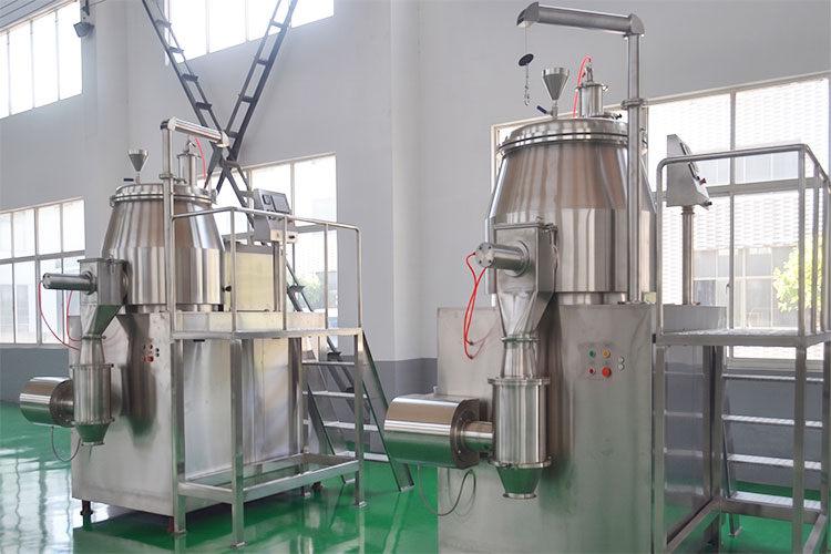 GHL-150 High speed mixer granulator and FL-50 fluid-bed dryer