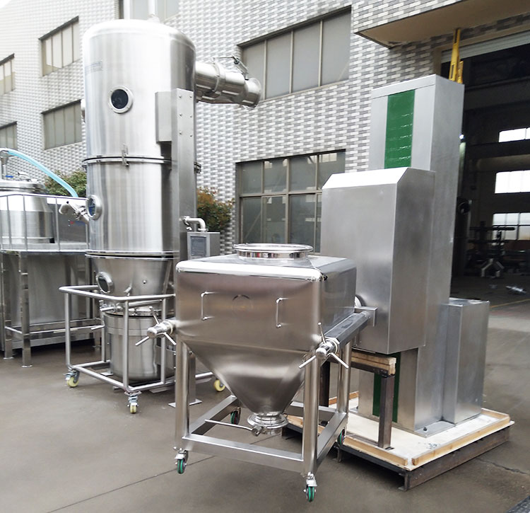 HTD-100 bin blender and ZS-515 vibrating sieve-1
