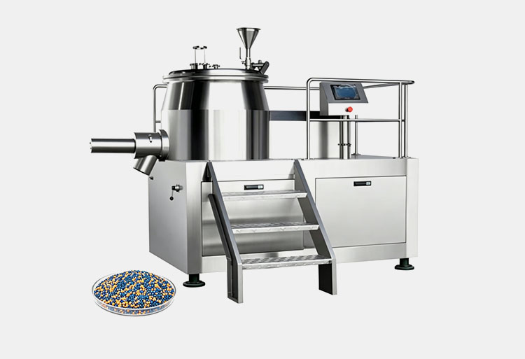 Wet granulation machine