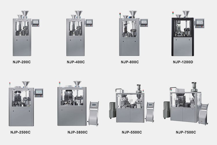 Various automatic capsule filling machine